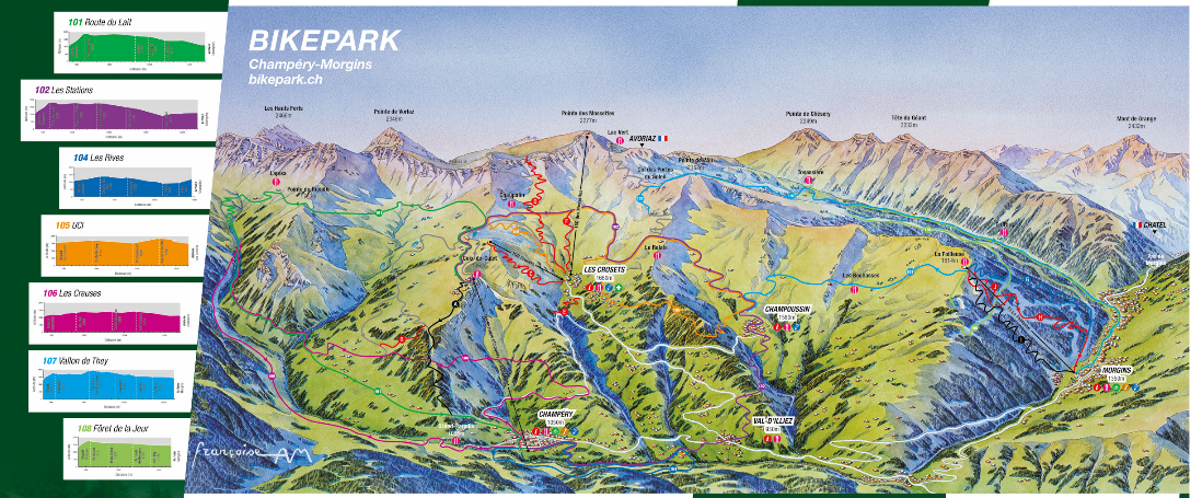 morgins summer trail map