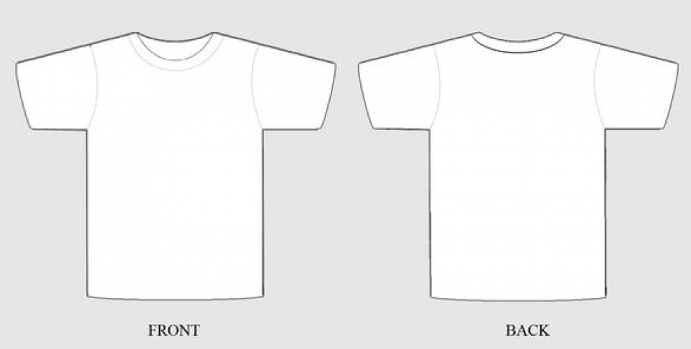 t-shirt template