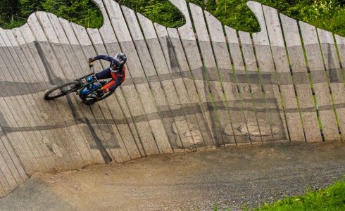 Wall ride world cup track - MTB Beds
