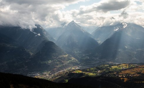 Stunning Aosta Valley singletrack and views