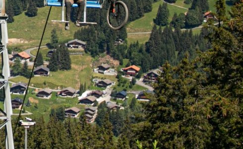 Chairlift in Morgins - MTB Beds
