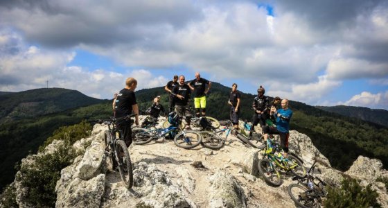 Enduro world series trails in Finale Ligure with mtb beds tours