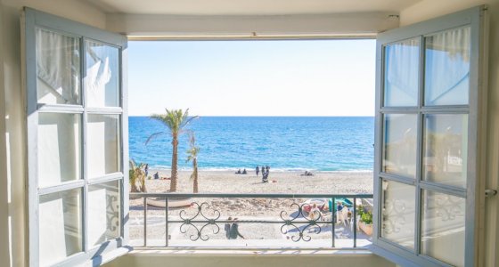 view from your window beach finale ligure
