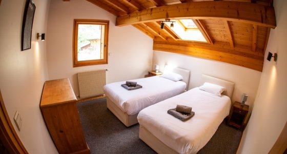 Twin Room in Petit Claire Morzine