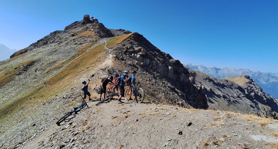Aosta Valley ridgeline mtb