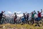 the Crew on the MTB Beds tour in la Thuile