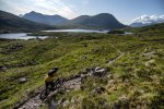 epic descent to the loch in torridon