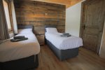 Twin room in self catered morzine accommodation