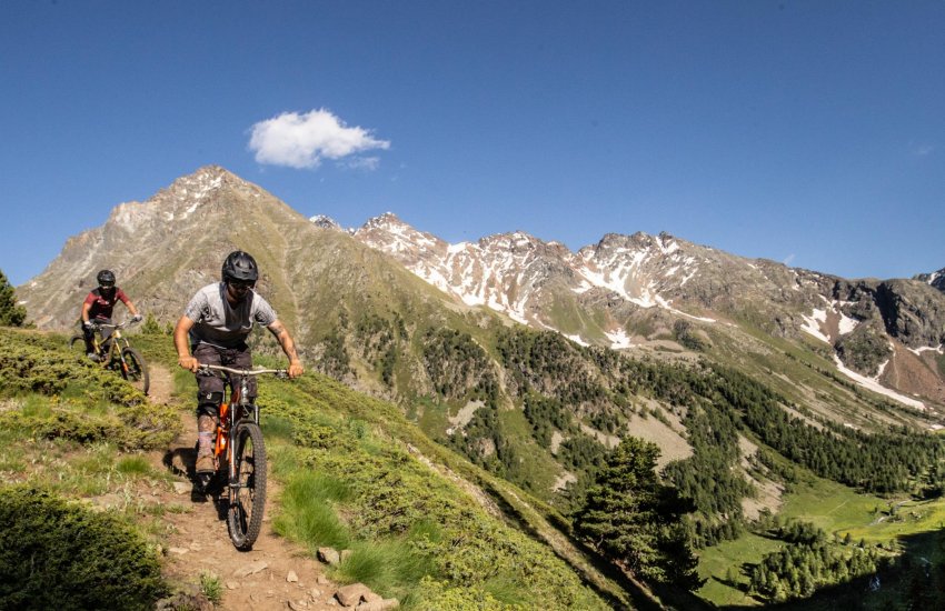 Pila in the Aosta valley has some incredible mountain biking